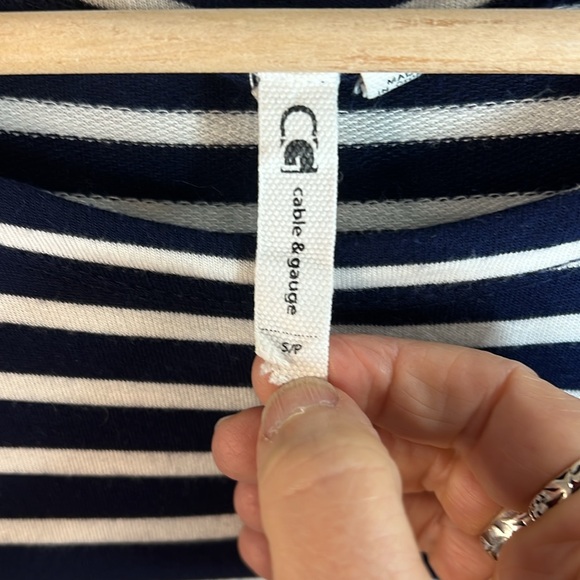 Cable and Gauge Stripped Tunic Size Small - Picture 4 of 5